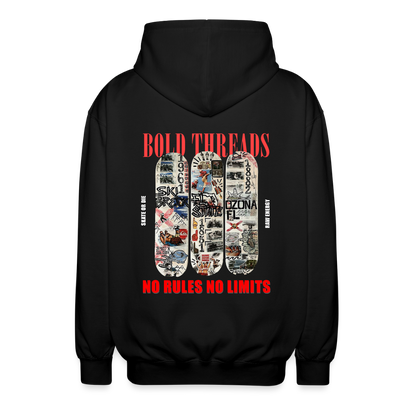 Unisex Hooded Jacket - black