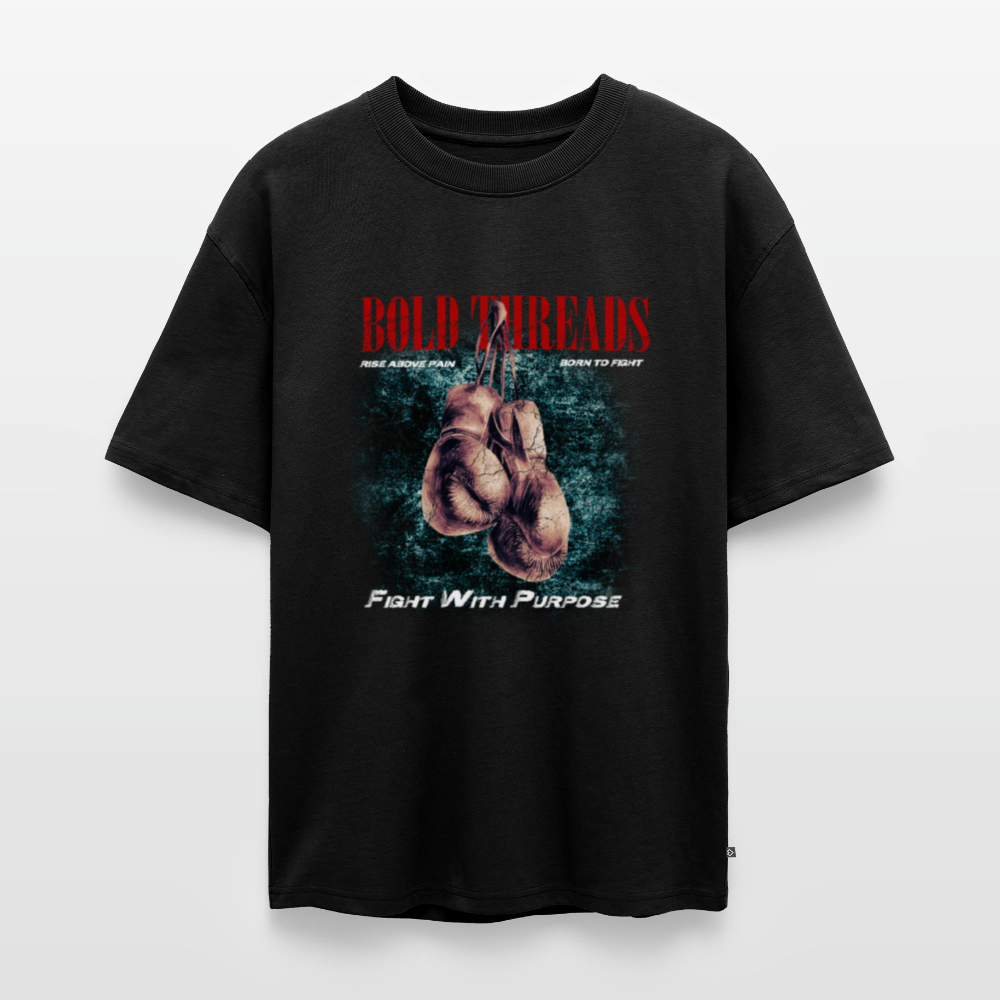 Unisex Premium Oversized Organic T-Shirt - black