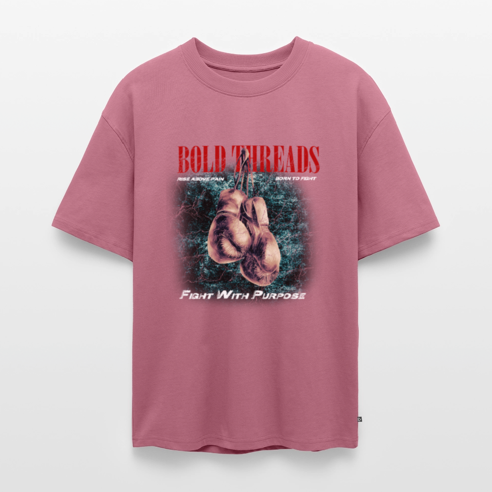 Unisex Premium Oversized Organic T-Shirt - mauve