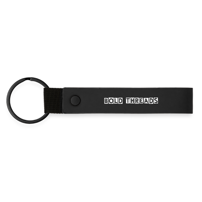 MATTE MINIMALIST keyring - black