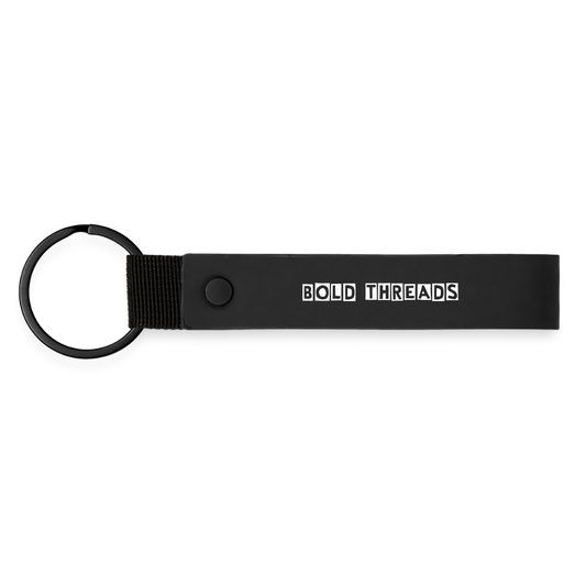 MATTE MINIMALIST keyring - black