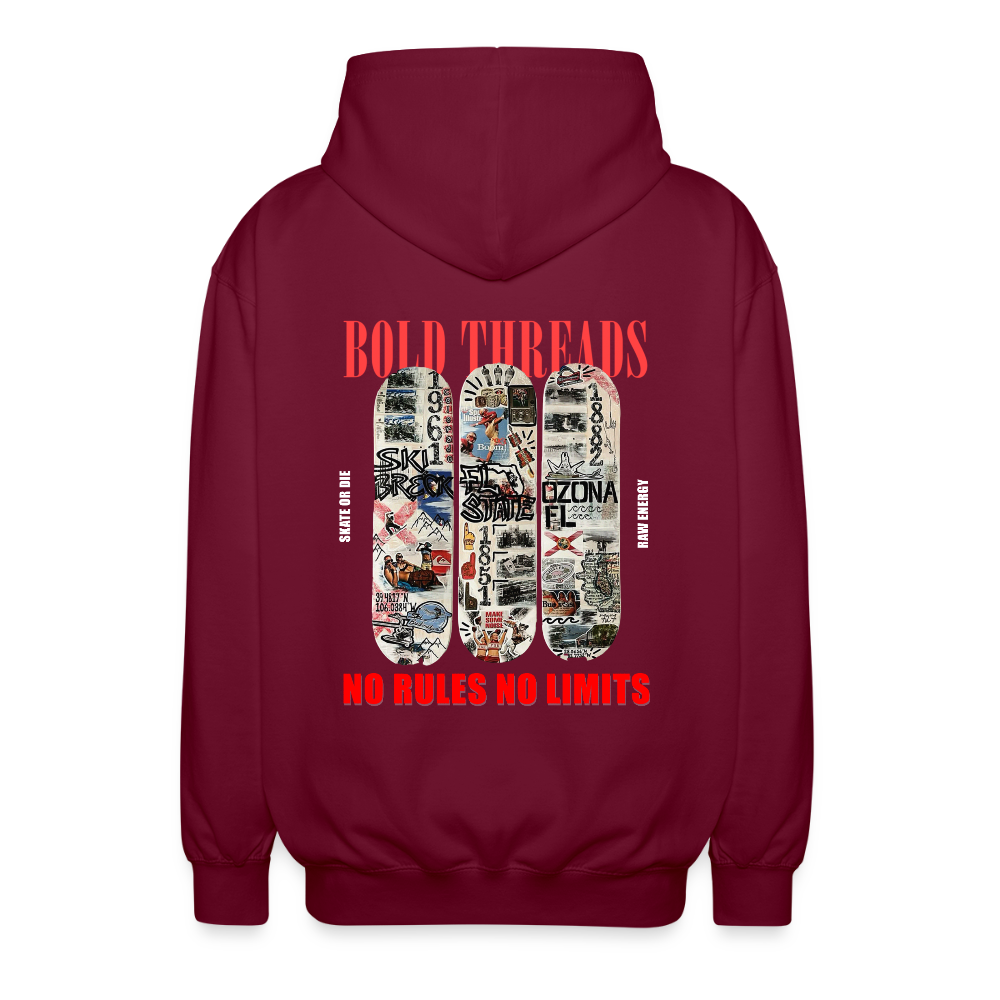 Unisex Hooded Jacket - bordeaux