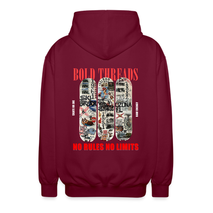 Unisex Hooded Jacket - bordeaux