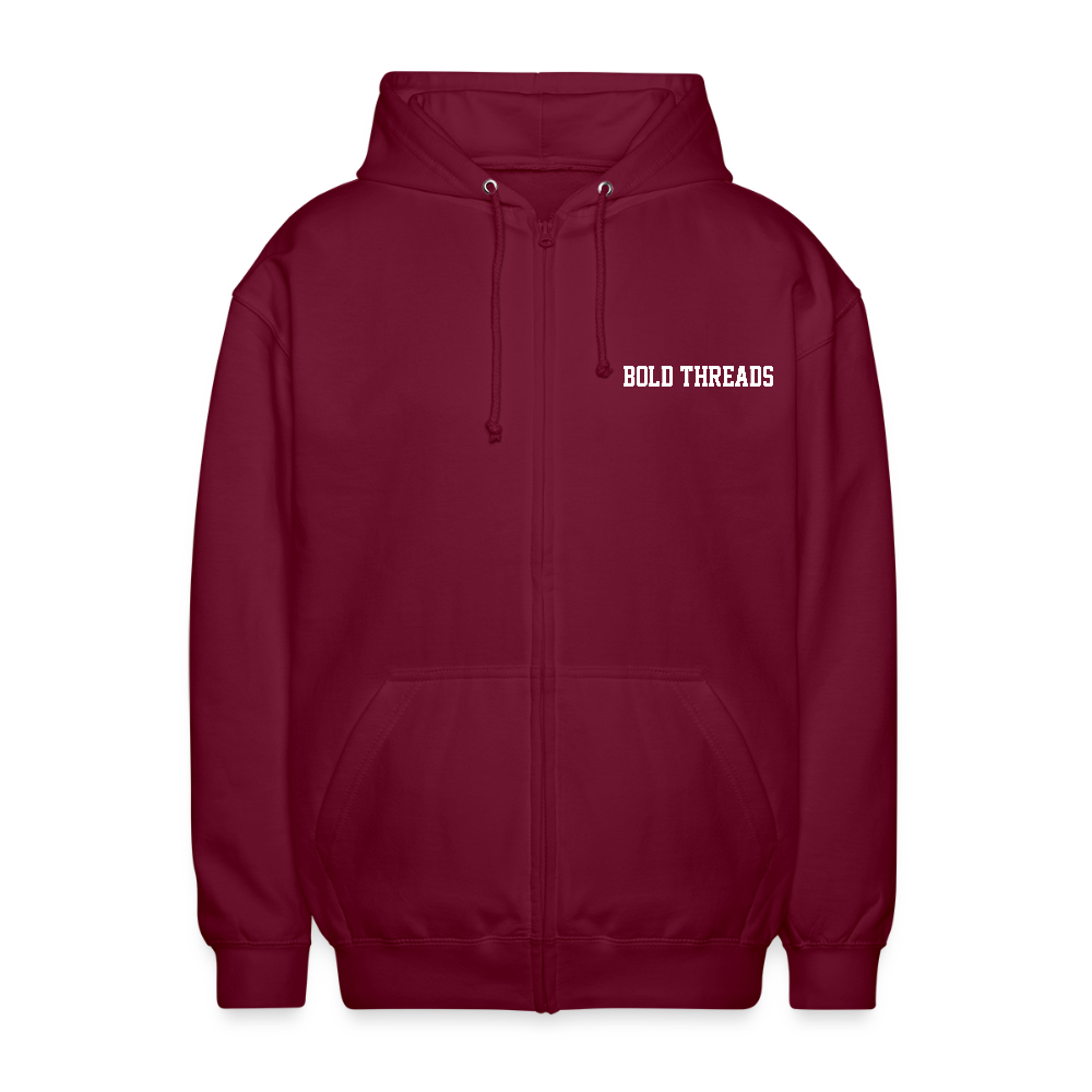 Unisex Hooded Jacket - bordeaux