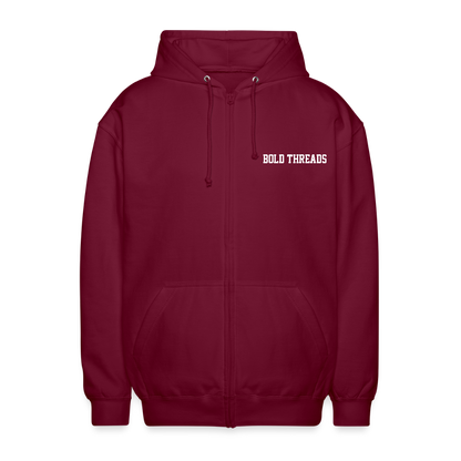 Unisex Hooded Jacket - bordeaux