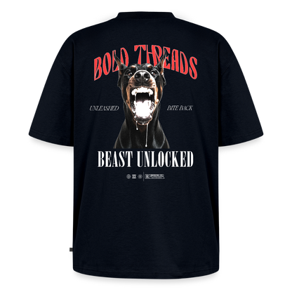 Unisex Premium Oversized Organic T-Shirt - navy