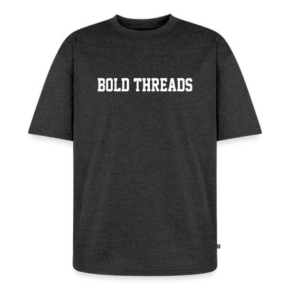 Unisex Premium Oversized Organic T-Shirt - heather anthracite