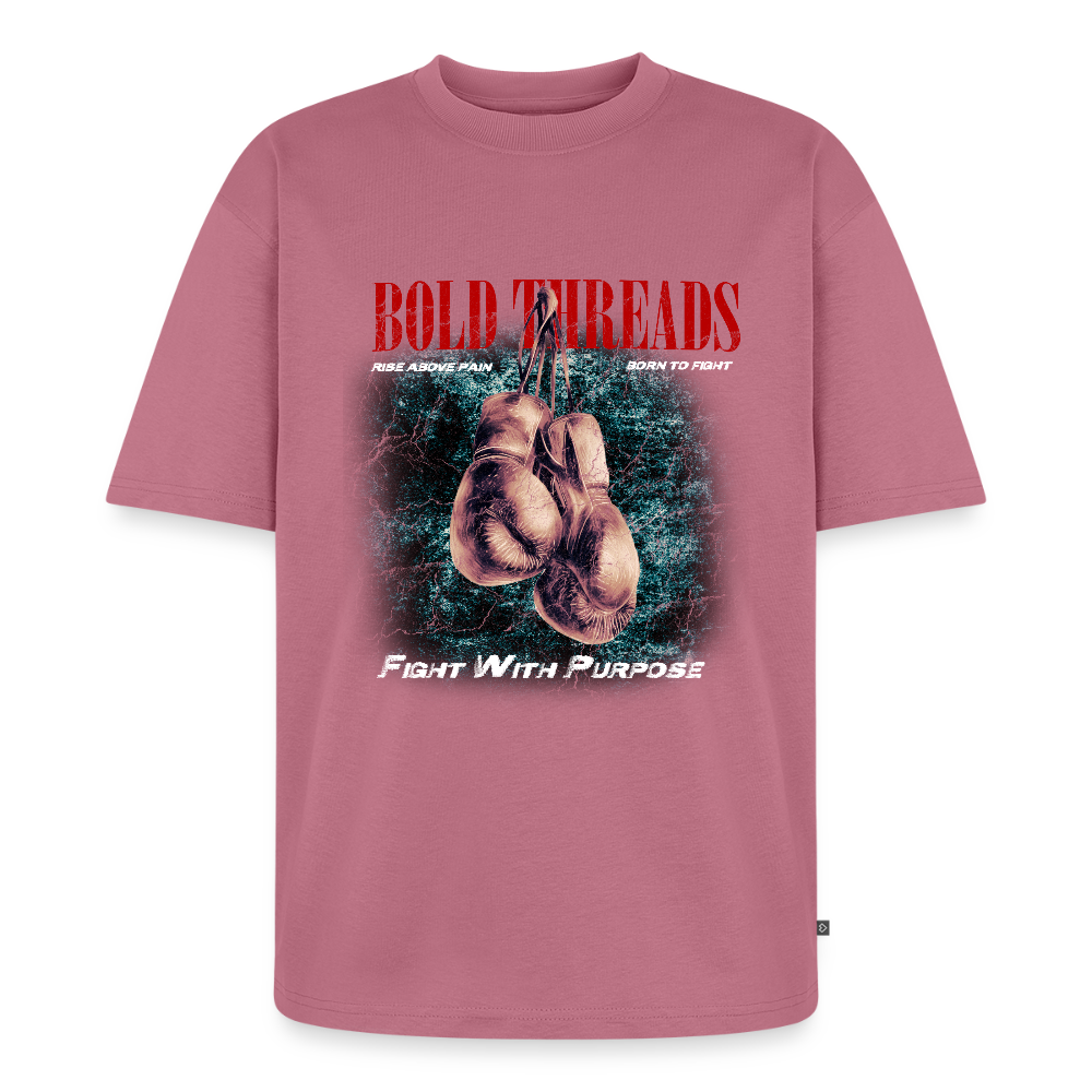 Unisex Premium Oversized Organic T-Shirt - mauve