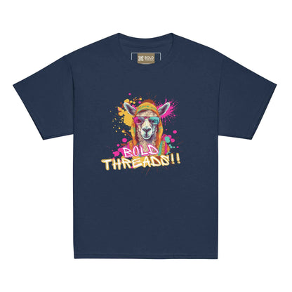 Dark Blue and Pink Animal Youth classic tee