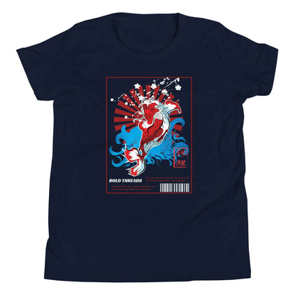 Japan Khoi Fish Youth Short Sleeve T-Shirt